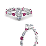 Load image into Gallery viewer, marquise-and-round-eternity-pear-shaped-diamond-engagement-ring-with-pink-sapphire-in-white-gold-FDEWB9398PERGSADRPIANGLE3-NL-WG_b25b6028-867c-48c2-869d-2ead30db7050.jpg?v=1756456683
