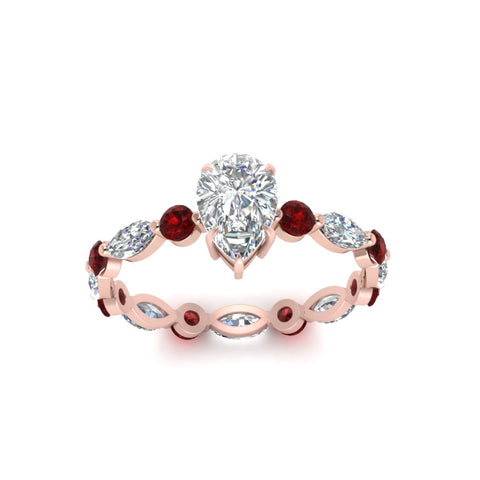 marquise-and-round-eternity-pear-shaped-diamond-engagement-ring-with-ruby-in-rose-gold-FDEWB9398PERGRUDRANGLE5-NL-RG.jpg?v=1756456555