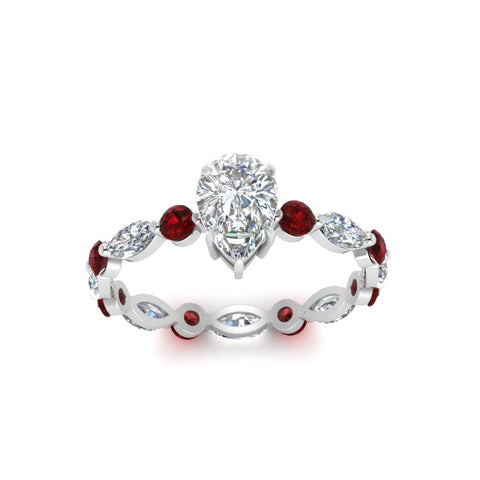 marquise-and-round-eternity-pear-shaped-diamond-engagement-ring-with-ruby-in-white-gold-FDEWB9398PERGRUDRANGLE5-NL-WG.jpg?v=1756456555