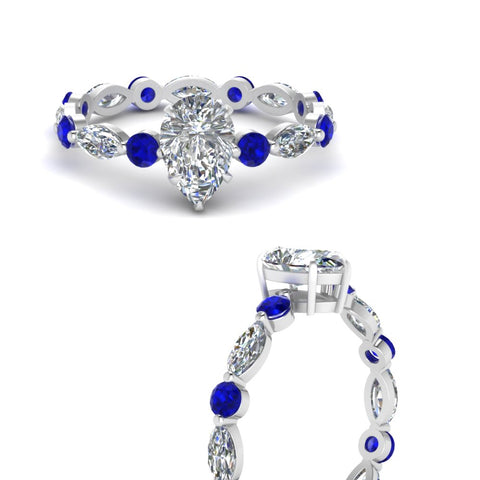 marquise-and-round-eternity-pear-shaped-diamond-engagement-ring-with-sapphire-in-white-gold-FDEWB9398PERGSABLANGLE3-NL-WG.jpg?v=1756456554