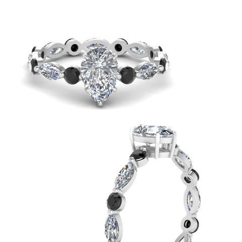 marquise-and-round-eternity-pear-shaped-engagement-ring-with-black-diamond-in-white-gold-FDEWB9398PERGBLACKANGLE3-NL-WG.jpg?v=1756456555