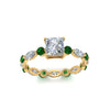 Load image into Gallery viewer, marquise-and-round-eternity-princess-cut-diamond-engagement-ring-with-emerald-in-yellow-gold-FDEWB9398PRRGEMGRANGLE5-NL-YG.jpg?v=1756456571