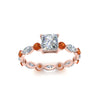 Load image into Gallery viewer, marquise-and-round-eternity-princess-cut-diamond-engagement-ring-with-orange-sapphire-in-rose-gold-FDEWB9398PRRGSAORANGLE5-NL-RG.jpg?v=1756456571