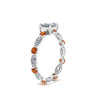 Load image into Gallery viewer, marquise-and-round-eternity-princess-cut-diamond-engagement-ring-with-orange-sapphire-in-white-gold-FDEWB9398PRRGSAORANGLE2-NL-WG.jpg?v=1756456571