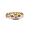 Load image into Gallery viewer, marquise-and-round-eternity-princess-cut-diamond-engagement-ring-with-orange-sapphire-in-yellow-gold-FDEWB9398PRRGSAOR-NL-YG.jpg?v=1756456570