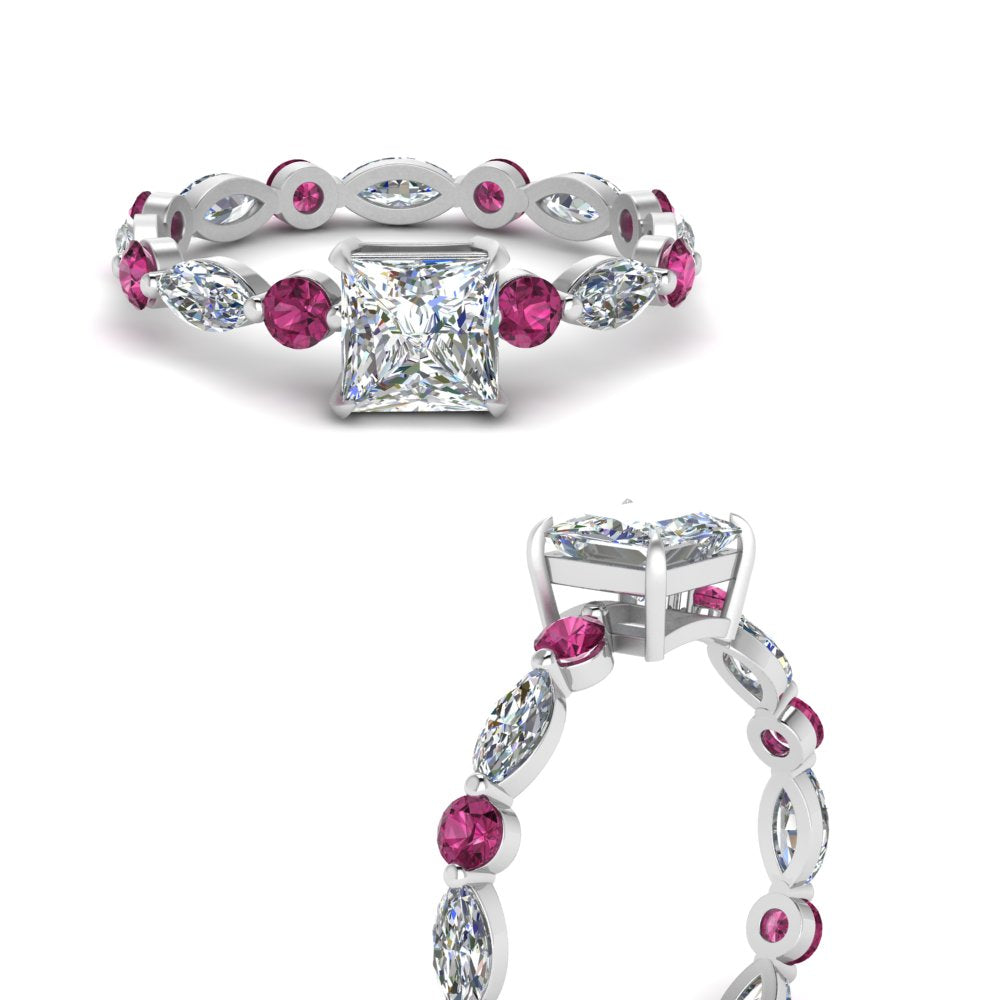 marquise-and-round-eternity-princess-cut-diamond-engagement-ring-with-pink-sapphire-in-white-gold-FDEWB9398PRRGSADRPIANGLE3-NL-WG.jpg?v=1756456570