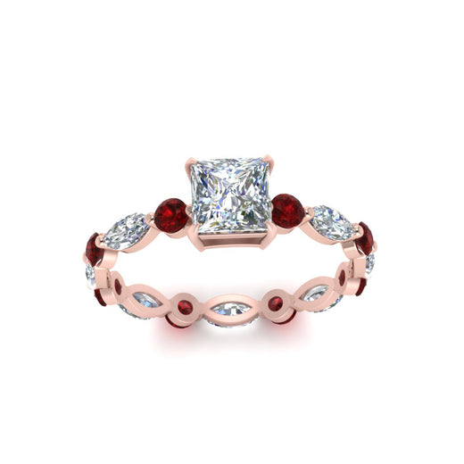 marquise-and-round-eternity-princess-cut-diamond-engagement-ring-with-ruby-in-rose-gold-FDEWB9398PRRGRUDRANGLE5-NL-RG.jpg?v=1756456571