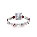Load image into Gallery viewer, marquise-and-round-eternity-princess-cut-diamond-engagement-ring-with-ruby-in-white-gold-FDEWB9398PRRGRUDRANGLE5-NL-WG.jpg?v=1756456571
