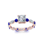Load image into Gallery viewer, marquise-and-round-eternity-princess-cut-diamond-engagement-ring-with-sapphire-in-rose-gold-FDEWB9398PRRGSABLANGLE5-NL-RG_c6b08cae-f9b9-48e5-b230-ab5756d59801.jpg?v=1756456693

