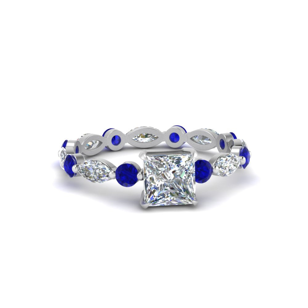 marquise-and-round-eternity-princess-cut-diamond-engagement-ring-with-sapphire-in-white-gold-FDEWB9398PRRGSABL-NL-WG.jpg?v=1756456570