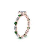 Load image into Gallery viewer, marquise-and-round-eternity-radiant-cut-diamond-engagement-ring-with-emerald-in-rose-gold-FDEWB9398RARGEMGRANGLE2-NL-RG_7e7c634f-fb5d-4301-8e54-e72410ed2e9e.jpg?v=1756456704
