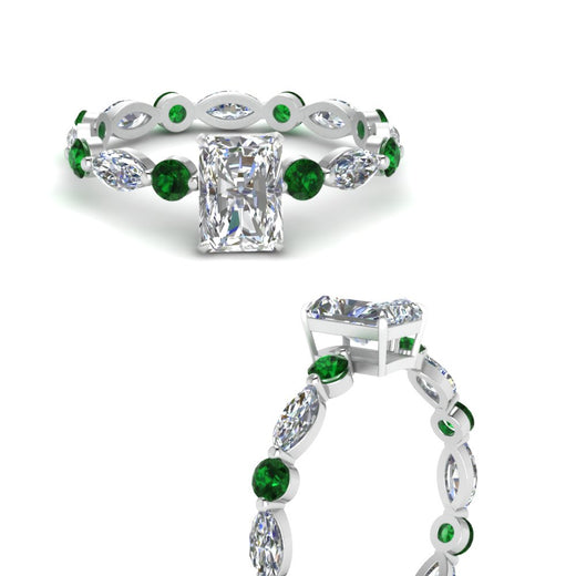 marquise-and-round-eternity-radiant-cut-diamond-engagement-ring-with-emerald-in-white-gold-FDEWB9398RARGEMGRANGLE3-NL-WG.jpg?v=1756456588