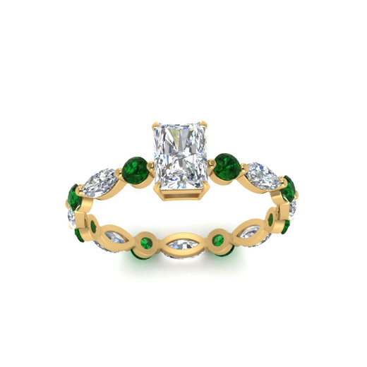 marquise-and-round-eternity-radiant-cut-diamond-engagement-ring-with-emerald-in-yellow-gold-FDEWB9398RARGEMGRANGLE5-NL-YG.jpg?v=1756456588