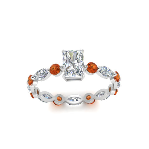 marquise-and-round-eternity-radiant-cut-diamond-engagement-ring-with-orange-sapphire-in-white-gold-FDEWB9398RARGSAORANGLE5-NL-WG.jpg?v=1756456588