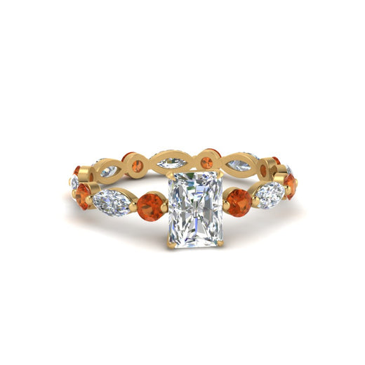 marquise-and-round-eternity-radiant-cut-diamond-engagement-ring-with-orange-sapphire-in-yellow-gold-FDEWB9398RARGSAOR-NL-YG.jpg?v=1756456588