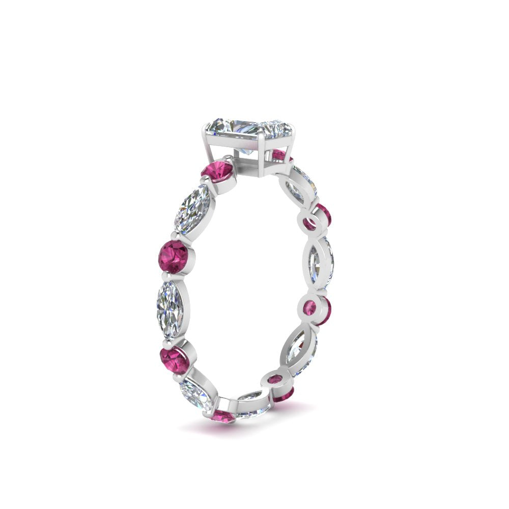 marquise-and-round-eternity-radiant-cut-diamond-engagement-ring-with-pink-sapphire-in-white-gold-FDEWB9398RARGSADRPIANGLE2-NL-WG.jpg?v=1756456588