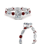 Load image into Gallery viewer, marquise-and-round-eternity-radiant-cut-diamond-engagement-ring-with-ruby-in-white-gold-FDEWB9398RARGRUDRANGLE3-NL-WG_f886af0d-04d0-46ae-8784-06d89356263d.jpg?v=1756456704
