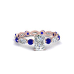 Load image into Gallery viewer, marquise-and-round-eternity-radiant-cut-diamond-engagement-ring-with-sapphire-in-rose-gold-FDEWB9398RARGSABL-NL-RG.jpg?v=1756456588
