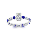 Load image into Gallery viewer, marquise-and-round-eternity-radiant-cut-diamond-engagement-ring-with-sapphire-in-white-gold-FDEWB9398RARGSABLANGLE5-NL-WG.jpg?v=1756456588
