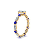 Load image into Gallery viewer, marquise-and-round-eternity-radiant-cut-diamond-engagement-ring-with-sapphire-in-yellow-gold-FDEWB9398RARGSABLANGLE2-NL-YG.jpg?v=1756456588
