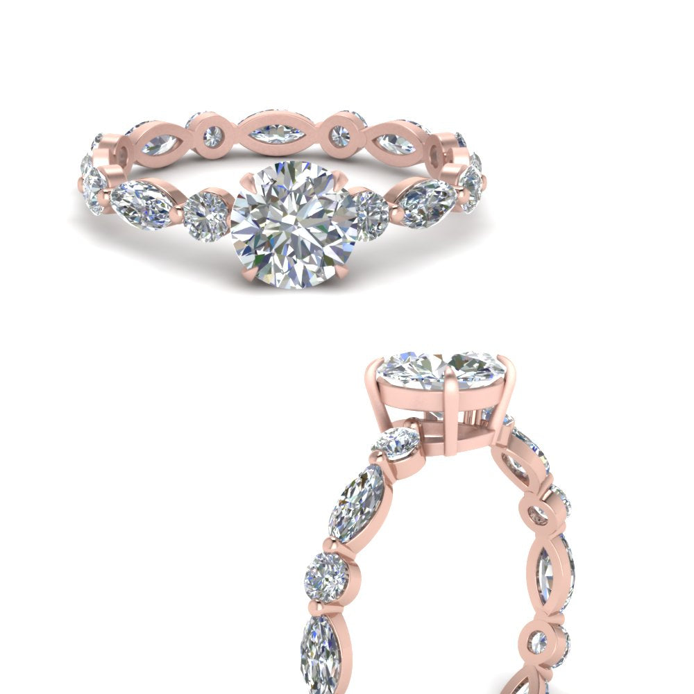 marquise-and-round-eternity-round-cut-diamond-engagement-ring-in-rose-gold-FDEWB9398RORANGLE3-NL-RG.jpg?v=1756456603