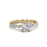 Load image into Gallery viewer, marquise-and-round-eternity-round-cut-diamond-engagement-ring-in-yellow-gold-FDEWB9398ROR-NL-YG.jpg?v=1756456602
