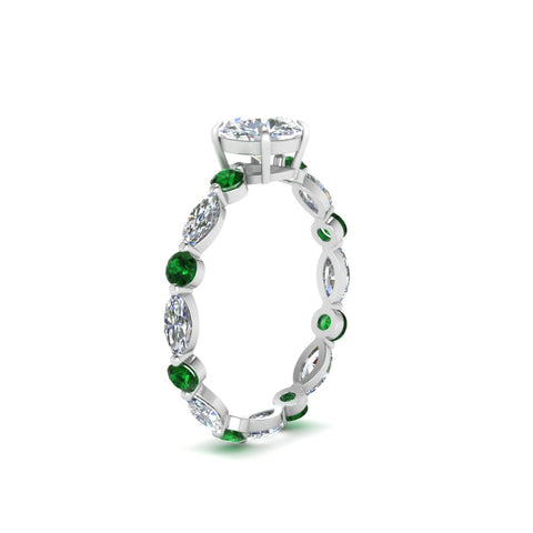 marquise-and-round-eternity-round-cut-diamond-engagement-ring-with-emerald-in-white-gold-FDEWB9398RORGEMGRANGLE2-NL-WG.jpg?v=1756456603