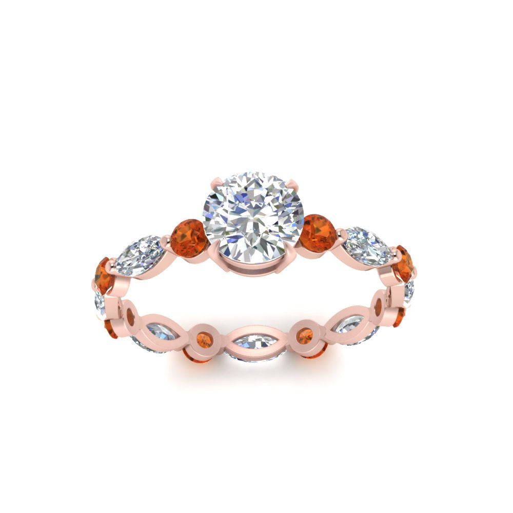 marquise-and-round-eternity-round-cut-diamond-engagement-ring-with-orange-sapphire-in-rose-gold-FDEWB9398RORGSAORANGLE5-NL-RG.jpg?v=1756456603