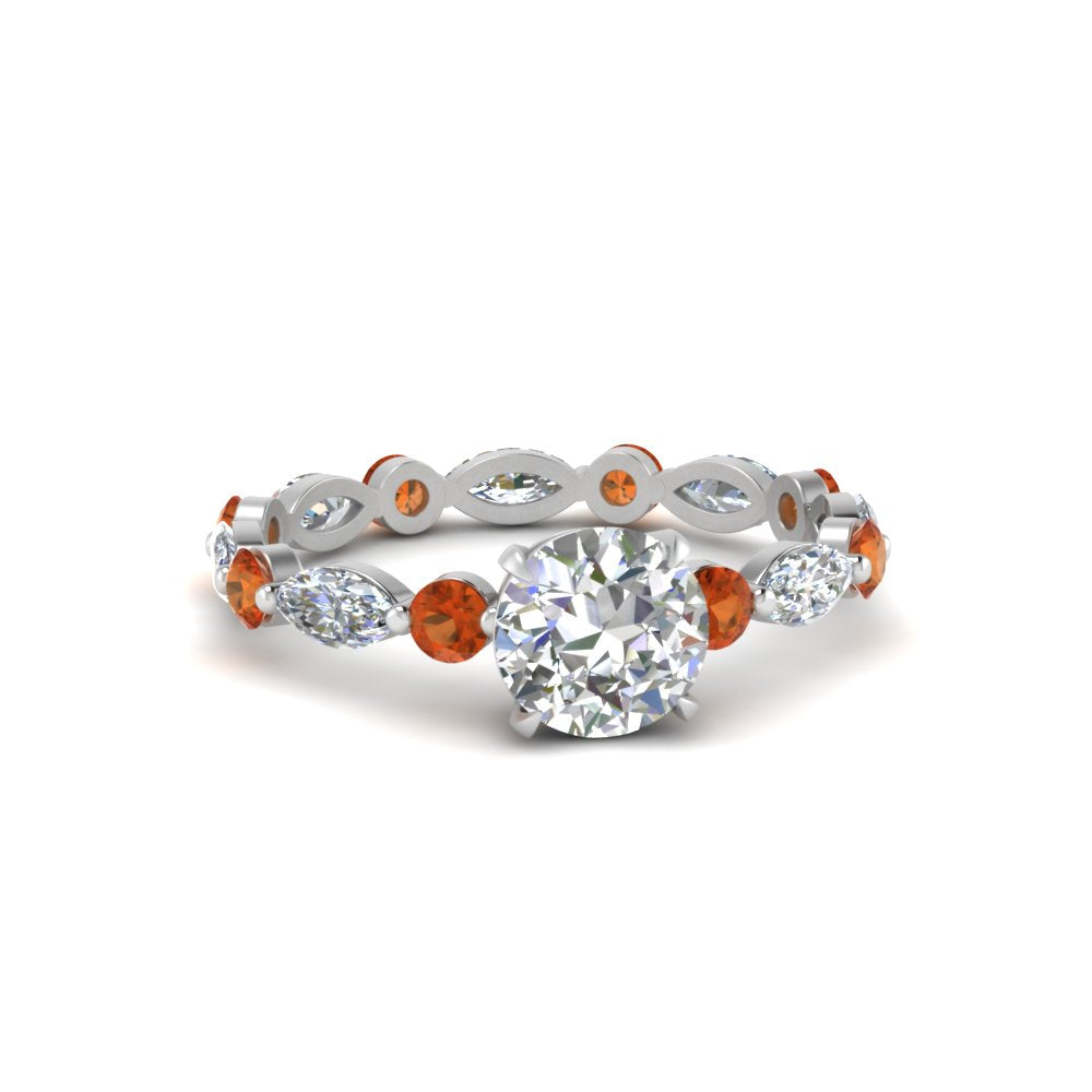 marquise-and-round-eternity-round-cut-diamond-engagement-ring-with-orange-sapphire-in-white-gold-FDEWB9398RORGSAOR-NL-WG_122ac2fb-12db-4777-9608-3567434175fc.jpg?v=1756456713