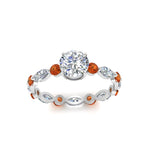 Load image into Gallery viewer, marquise-and-round-eternity-round-cut-diamond-engagement-ring-with-orange-sapphire-in-white-gold-FDEWB9398RORGSAORANGLE5-NL-WG_e9db2c3a-423f-4f97-adc8-c9871b93fd6e.jpg?v=1756456713
