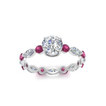 Load image into Gallery viewer, marquise-and-round-eternity-round-cut-diamond-engagement-ring-with-pink-sapphire-in-white-gold-FDEWB9398RORGSADRPIANGLE5-NL-WG_842dda46-0f6f-4cc3-83e4-879c373946ca.jpg?v=1756456713
