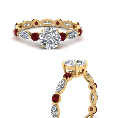 marquise-and-round-eternity-round-cut-diamond-engagement-ring-with-ruby-in-yellow-gold-FDEWB9398RORGRUDRANGLE3-NL-YG.jpg?v=1756456604