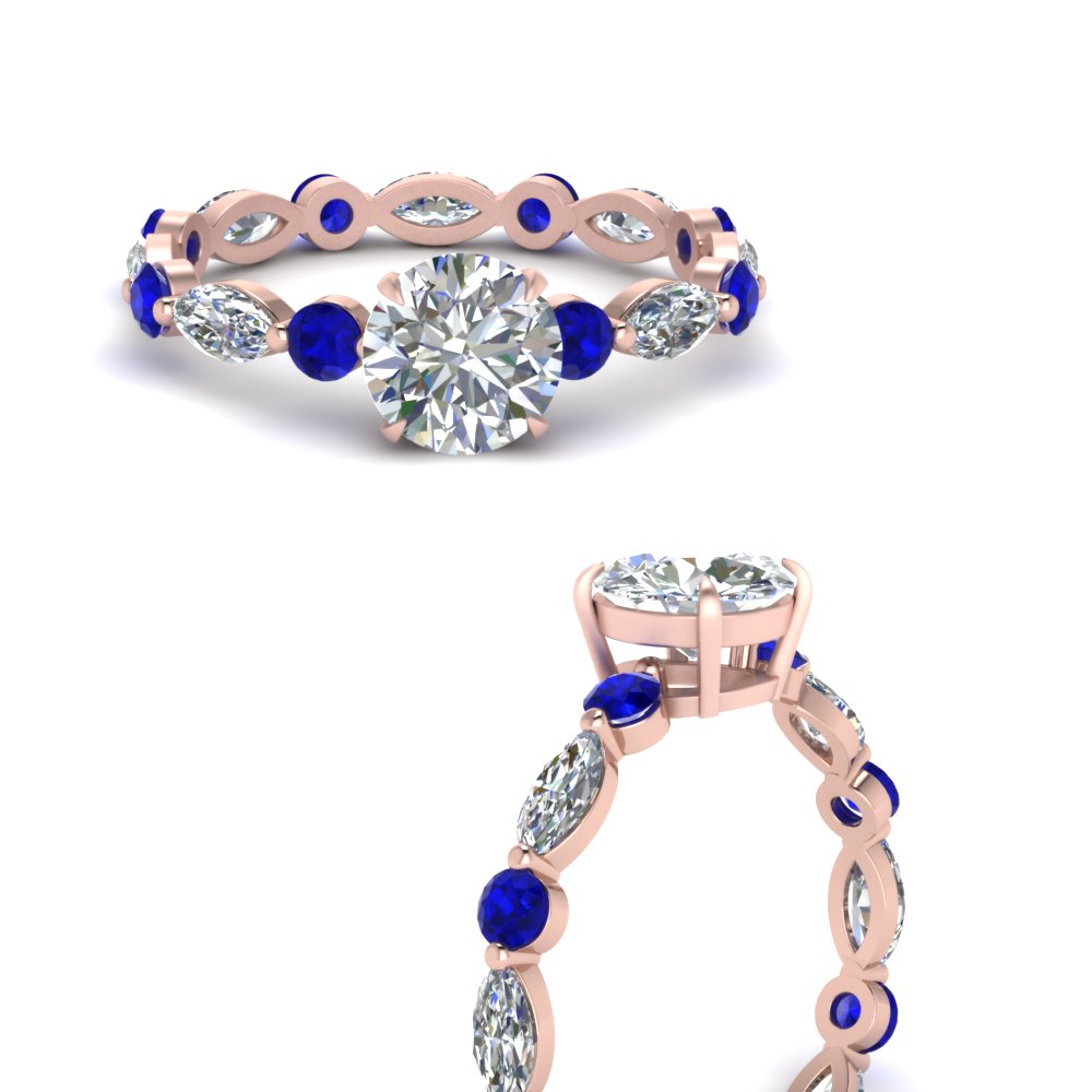 marquise-and-round-eternity-round-cut-diamond-engagement-ring-with-sapphire-in-rose-gold-FDEWB9398RORGSABLANGLE3-NL-RG.jpg?v=1756456603