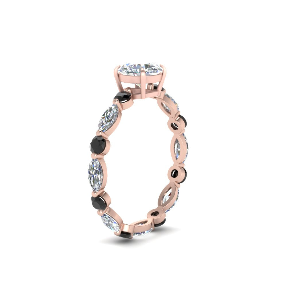 marquise-and-round-eternity-round-cut-engagement-ring-with-black-diamond-in-rose-gold-FDEWB9398RORGBLACKANGLE2-NL-RG.jpg?v=1756456603