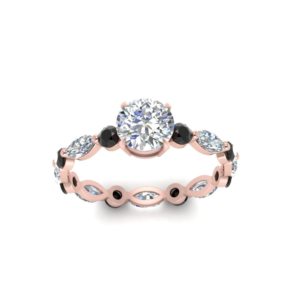 marquise-and-round-eternity-round-cut-engagement-ring-with-black-diamond-in-rose-gold-FDEWB9398RORGBLACKANGLE5-NL-RG.jpg?v=1756456603
