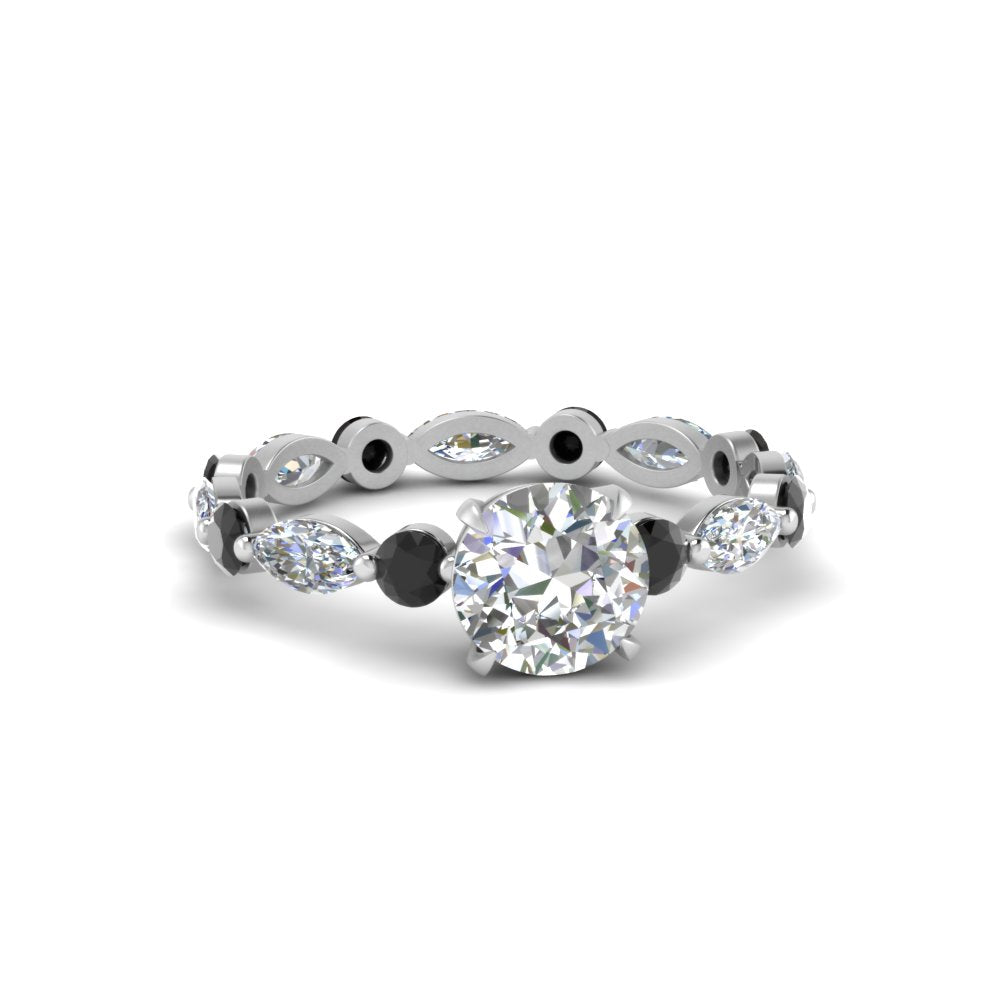 marquise-and-round-eternity-round-cut-engagement-ring-with-black-diamond-in-white-gold-FDEWB9398RORGBLACK-NL-WG.jpg?v=1756456603