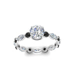 Load image into Gallery viewer, marquise-and-round-eternity-round-cut-engagement-ring-with-black-diamond-in-white-gold-FDEWB9398RORGBLACKANGLE5-NL-WG_aca6c63b-1e20-4297-b8c0-d4f91a70e1a6.jpg?v=1756456714
