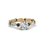 Load image into Gallery viewer, marquise-and-round-eternity-round-cut-engagement-ring-with-black-diamond-in-yellow-gold-FDEWB9398RORGBLACK-NL-YG_badd08b0-0be5-44fd-81e8-7f5bf0928cda.jpg?v=1756456714
