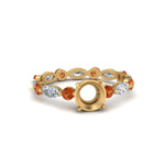 Load image into Gallery viewer, marquise-and-round-eternity-semi-mount-diamond-engagement-ring-with-orange-sapphire-in-yellow-gold-FDEWB9398RORSMRGSAOR-NL-YG_be89b5fb-4aa9-4fc6-8d52-b8c778167749.jpg?v=1756459706
