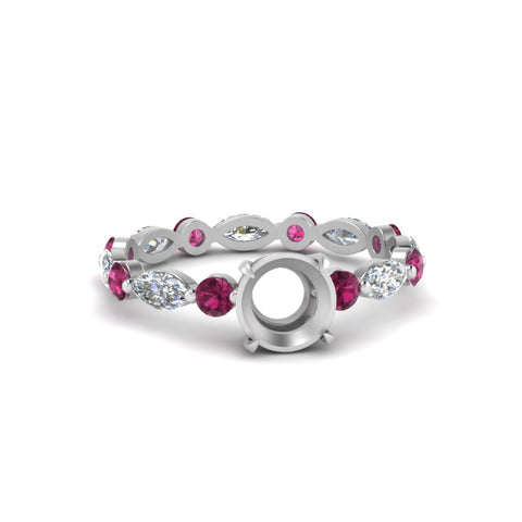 marquise-and-round-eternity-semi-mount-diamond-engagement-ring-with-pink-sapphire-in-white-gold-FDEWB9398RORSMRGSADRPI-NL-WG_88ea5a07-7097-45f9-b967-d06669036a48.jpg?v=1756459705
