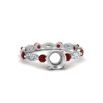 Load image into Gallery viewer, marquise-and-round-eternity-semi-mount-diamond-engagement-ring-with-ruby-in-white-gold-FDEWB9398RORSMRGRUDR-NL-WG_cb57ce4a-465d-4273-a52d-eca530e906d5.jpg?v=1756459706
