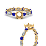 Load image into Gallery viewer, marquise-and-round-eternity-semi-mount-diamond-engagement-ring-with-sapphire-in-yellow-gold-FDEWB9398RORSMRGSABLANGLE3-NL-YG_c2c9e42c-b7f7-491e-bf68-9b7f3e4726de.jpg?v=1756459705
