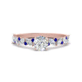 Thumbnail 23 - marquise-and-round-sapphire-classic-vintage-engagement-ring-in-FD11063RORGSABLANGLE3-NL-RG