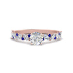Load image into Gallery viewer, marquise-and-round-sapphire-classic-vintage-engagement-ring-in-FD11063RORGSABLANGLE3-NL-RG
