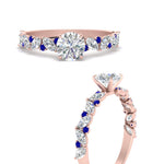 Load image into Gallery viewer, marquise-and-round-sapphire-classic-vintage-engagement-ring-in-FD11063RORGSABLANGLE3-NL-RG
