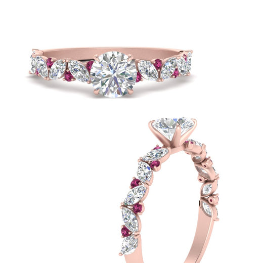 marquise-and-round-sapphire-classic-vintage-engagement-ring-in-FD11063RORGSADRPIANGLE3-NL-RG
