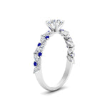 Load image into Gallery viewer, marquise-and-round-sapphire-classic-vintage-engagement-ring-in-FD11063RORGSABLANGLE3-NL-WG
