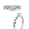 Thumbnail 6 - marquise-and-round-sapphire-classic-vintage-engagement-ring-in-FD11063RORGSABLANGLE3-NL-WG