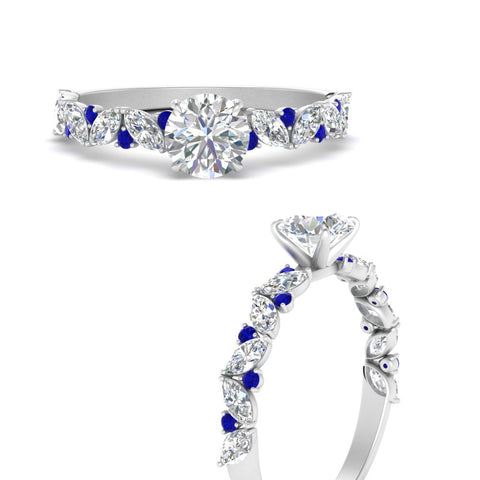 marquise-and-round-sapphire-classic-vintage-engagement-ring-in-FD11063RORGSABLANGLE3-NL-WG
