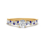Load image into Gallery viewer, marquise-and-round-sapphire-classic-vintage-engagement-ring-in-FD11063RORGSABLANGLE3-NL-YG
